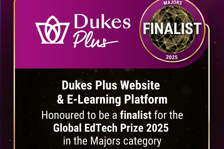 Dukes Plus Named Top 10 Finalist for Global EdTech Prize